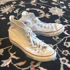 Converse White High-Top Sneakers Iconic Design
